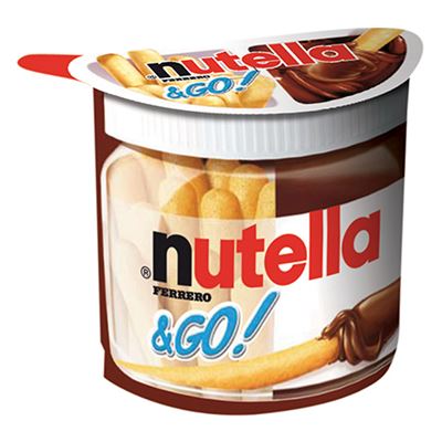 nutella&Go Kenhető kakaós Mogyorókrém és Ropogós Pálcikák 52 g