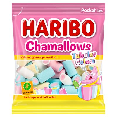 HARIBO Chamallows Tubular Colors habcukorka 90 g