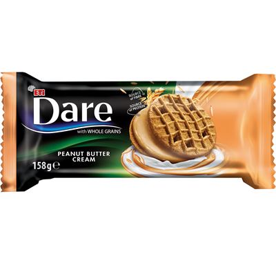 ETi Dare Teljes Kiőrlésű Keksz Mogyorókrémmel 158 g