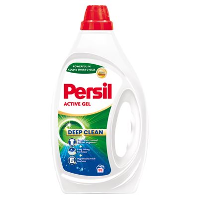 Persil Active Gel folyékony mosószer fehér és világos ruhákhoz 33 mosás 1,485 l