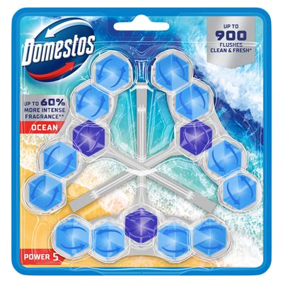 Domestos Power 5 Ocean WC frissítő blokk 3 x 50 g