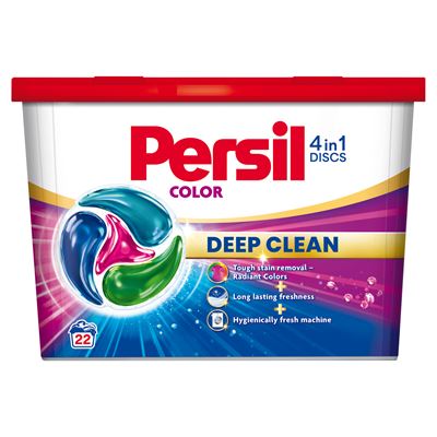 Persil Discs Color mosószer koncentrátum gépi mosáshoz színes ruhadarabokhoz 22 mosás 363 g