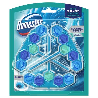 Domestos Blue Water Ocean WC illatosító blokk 3x48 g