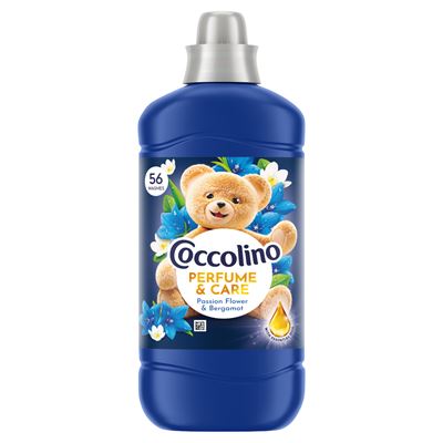 Coccolino Perfume & Care Passion Flower & Bergamot öblítő, 56 mosás, 1,288 l