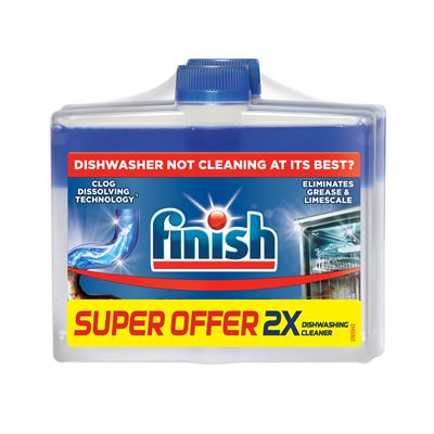 finish mosogatógép tisztító 2 x 250 ml