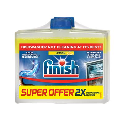 finish mosogatógép tisztító citrom illattal 1 mosás 250 ml