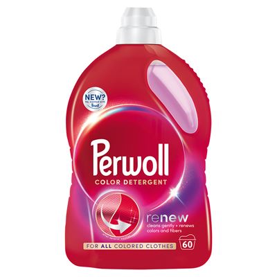 Perwoll Color Kímélő Mosószer Színes Ruhákhoz 60 mosás 3 l