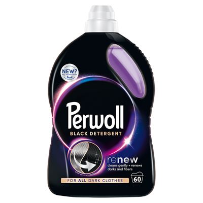 Perwoll Black Kímélő Mosószer Fekete Ruhákhoz 60 mosás 3 l