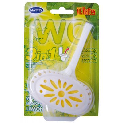 Mattes Mr.Mattes Wc Kosár 3IN1 Citrom Illattal 40 g