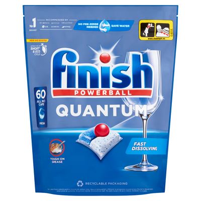 finish Powerball Quantum All in 1 Regular mosogatógép kapszula 60 db 624 g