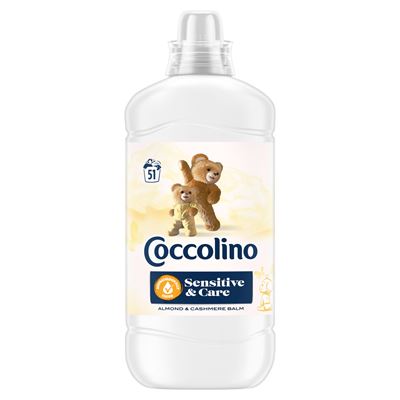Coccolino Sensitive & Care Almond & Cashmere Balm öblítőkoncentrátum 51 mosás 1275 ml