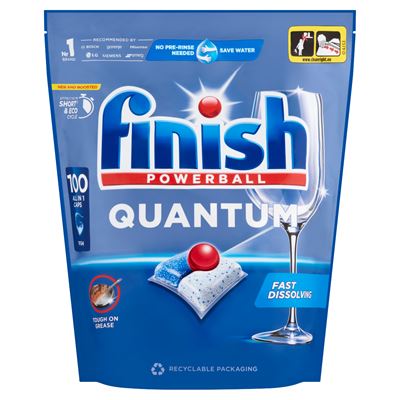 finish Powerball Quantum All in 1 Regular mosogatógép kapszula 100 db 1040 g