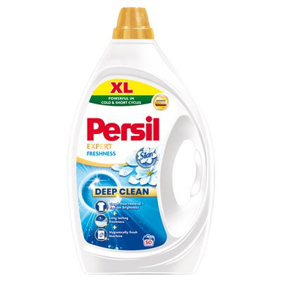Persil Expert Freshness Silan folyékony mosószer fehér és világos ruhákhoz 50 mosás 2,25 l
