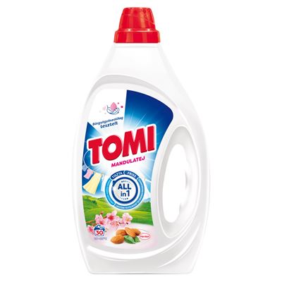 TOMI Color Mandulatej folyékony mosószer színes ruhákhoz 30 mosás 1,35 l