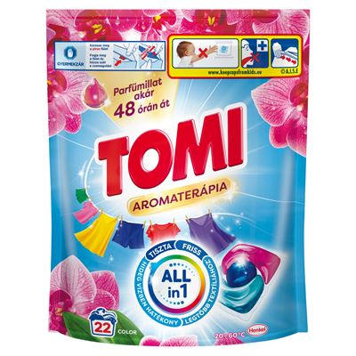 TOMI Aromaterápia Orchidea Color Power mosószer kapszula 22 mosás 264 g