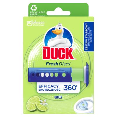 TOILET DUCK Duck Fresh Discs Lime WC-öblítő korong 36 ml