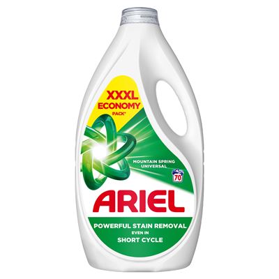 ARIEL Folyékony Mosószer, 70 Mosáshoz, Mountain Spring 3,15 L