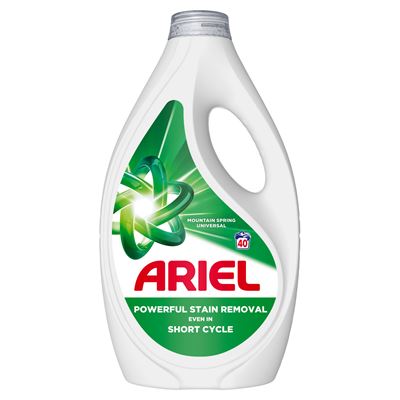 ARIEL Folyékony Mosószer, 40 Mosáshoz, Mountain Spring 1800 ml