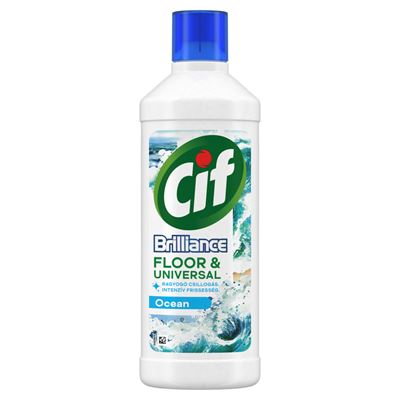 CIF Brillance folyékony tisztítószer, padlóra és mosható felületekre, Ocean 1.1 l