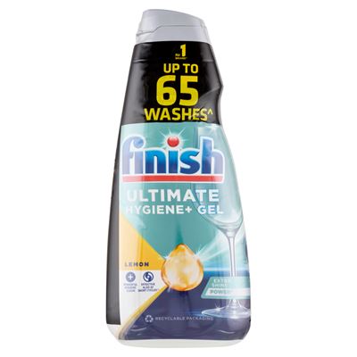Finish Ultimate Hygiene+ Gél - Citrom 2X650ml