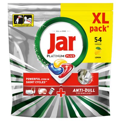 jar Mosogatógép tabletta Platinum Plus Lemon 54 db