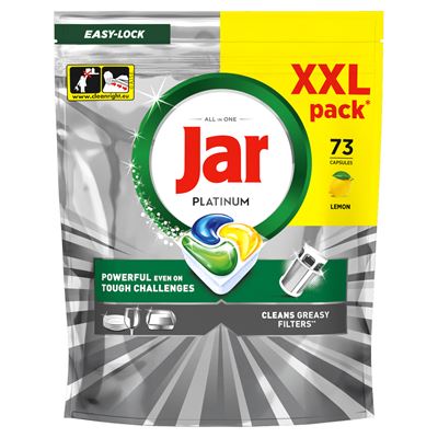 jar Mosogatógép tabletta Platinum Lemon 73 db