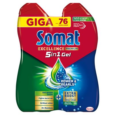 Somat Excellence DuoGel GreaseCutting mosogatógél 2x684ml 76WL