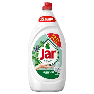 jar Sensitive Tea Tree & Mint Folyékony Mosogatószer, Kézkímélő 1,35 l