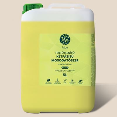 Fertőtlenítő kétfázisú mosogatószer koncentrátum - citrus illattal 5 l