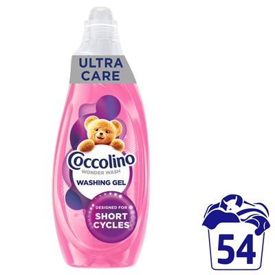 Coccolino Wonder Wash Ultra Care mosószer gyors mosáshoz, 54 mosás, 2.16 l
