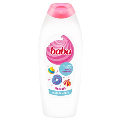 baba tusfürdő málna és rózsafa illattal 750 ml