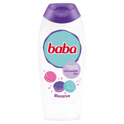 baba kényeztető tusfürdő édesmandula illattal 400 ml