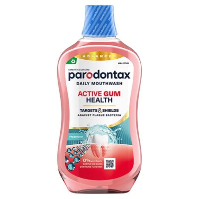 parodontax Active Gum Health Fresh Mint alkoholmentes szájvíz fluoriddal 500 ml