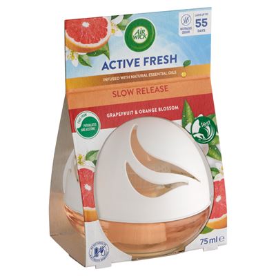 AIR WICK Active Fresh Grapefruit és narancsvirág légfrissítő gömb 75 ml