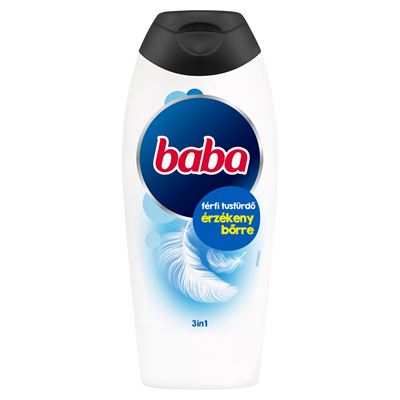 baba Férfi Tusfürdő Érzékeny Bőrre 3in1 400 ml