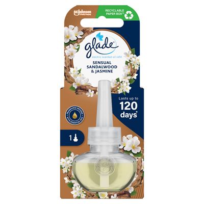 GLADE® elektromos utántöltő Bali szantálfa és jázmin 20 ml