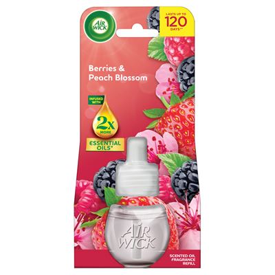 AIR WICK elektromos utántöltő légfrissítő készülékhez - Erdei gyümölcs és barackvirág, 19ml