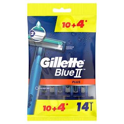Gillette BlueII Plus Eldobható Férfi Borotva, 14 db