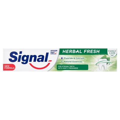 Signal Family Care Herbal Fresh Fogkrém 24 x 75 ml