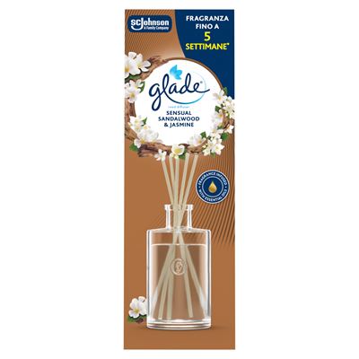 GLADE Reed Diffuser Fapálcás Illatosító Sensual Sandalwood & Jasmin 50 ml