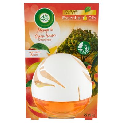 AIR WICK Trópusi Mangó És Zöld Citrom Illatú Légfrissítő Gömb 75 ml