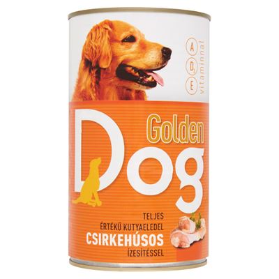 Golden Dog teljes értékű kutyaeledel felnőtt kutyák számára csirkehúsos ízesítéssel 1240 g