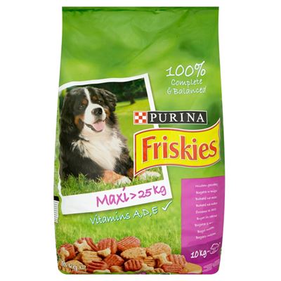 Friskies Purina Maxi marhával száraz kutyaeledel 10 kg