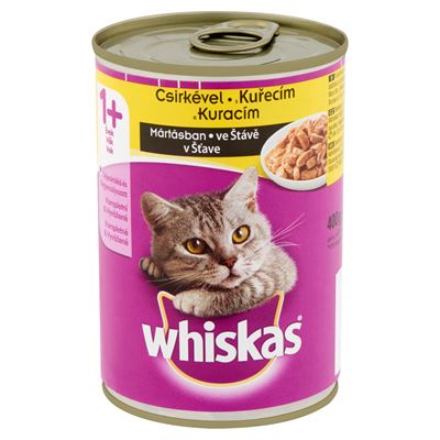 whiskas Konzerv Macskaeledel Csirkével Mártásban 400 g