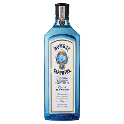 BOMBAY Sapphire London Dry gin 40% 1 l