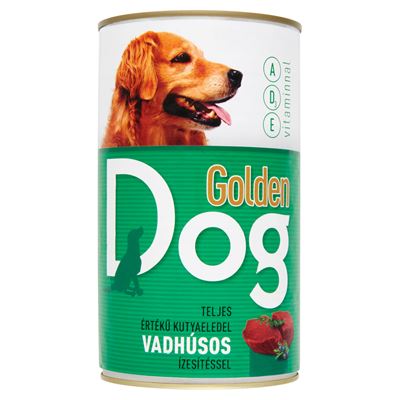Golden Dog teljes értékű kutyaeledel felnőtt kutyák számára vadhúsos ízesítéssel 1240 g