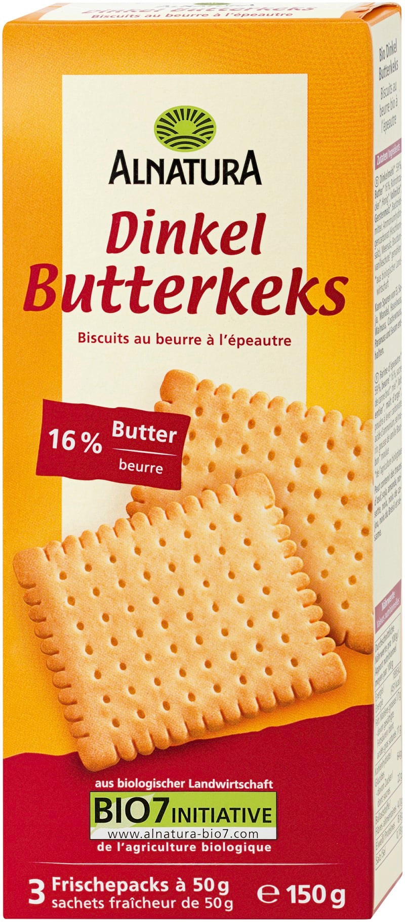 Alnatura BIO Tönköly vajaskeksz
