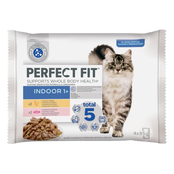 Perfect Fit alutas Csirke & Lazac Indoor