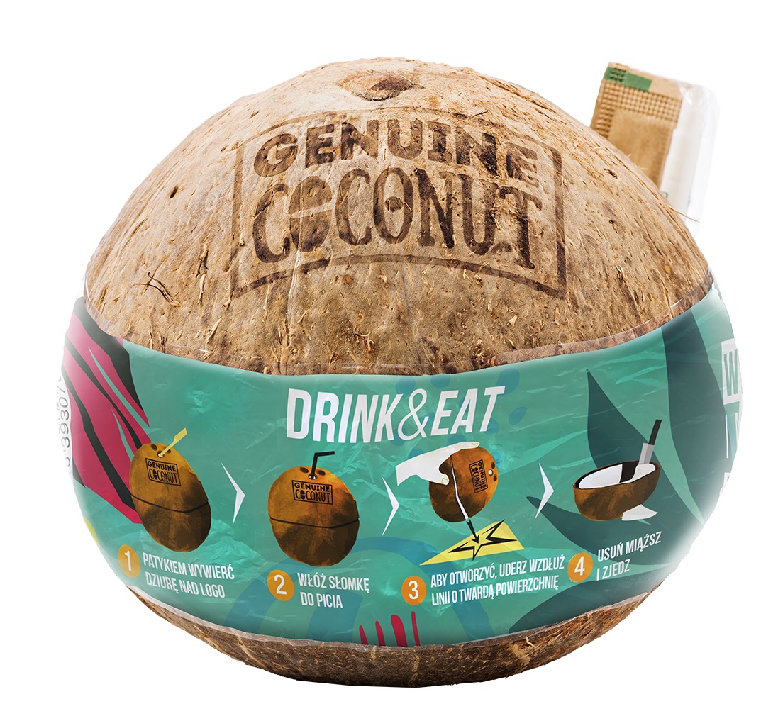Genuine Coconut BIO, ivó&evő kókusz
