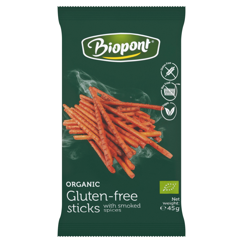 Gluténmentes sóspálcika, Smoky BIO